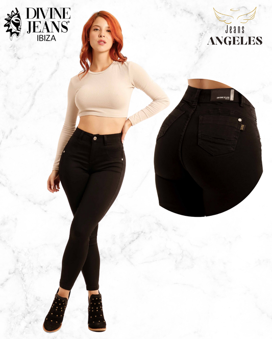 Divine Jeans Cordoba black skinny