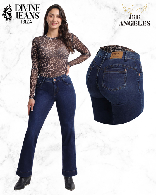 Divine Jeans Italia azul recto